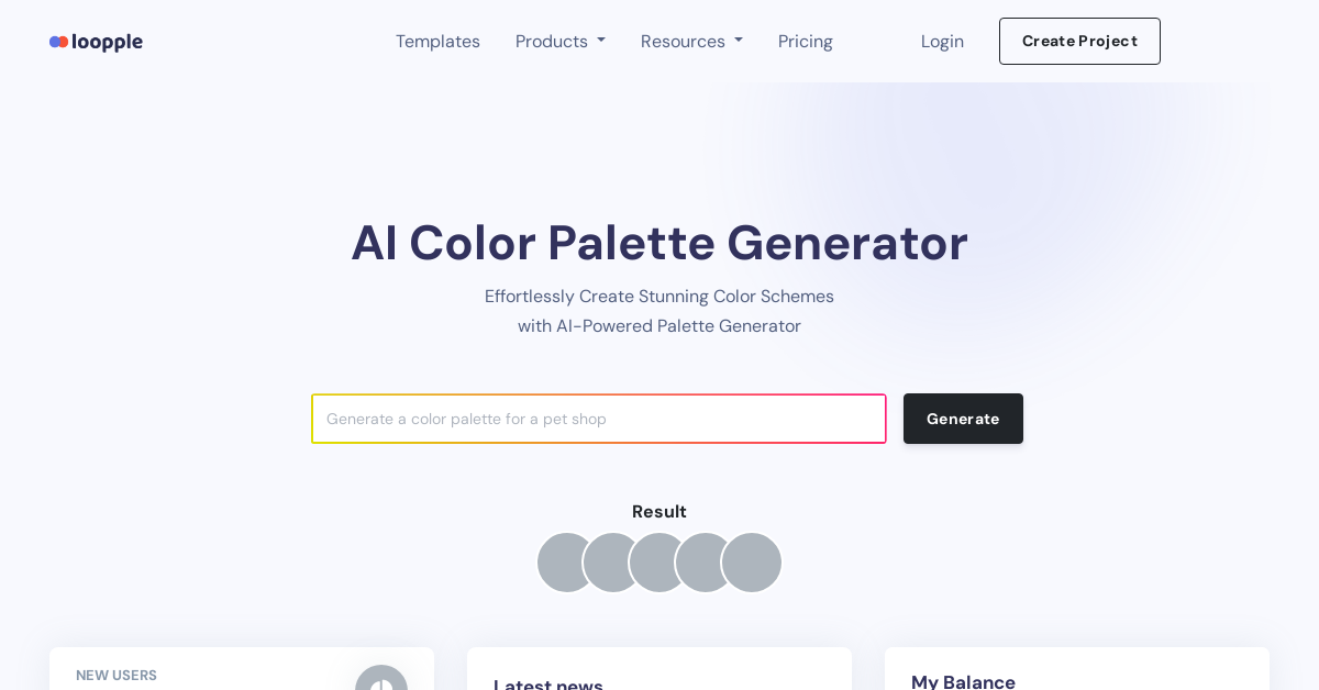 AI Color Palette Generator